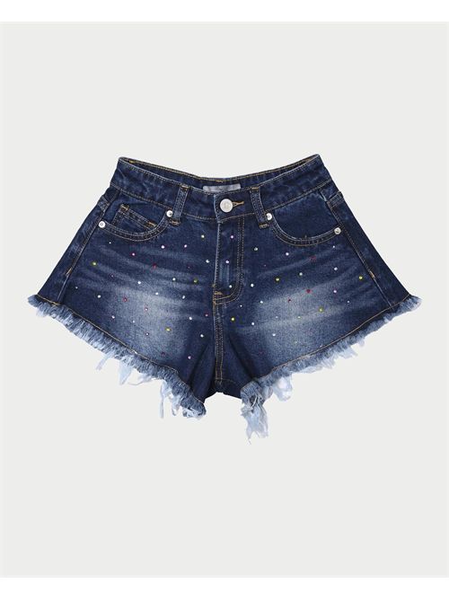 Gaelle Paris denim shorts with appliques GAELLE PARIS | 2746SD00310MEDIUM BLUE